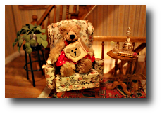 Teddybï¿½renmï¿½dchen im Sessel